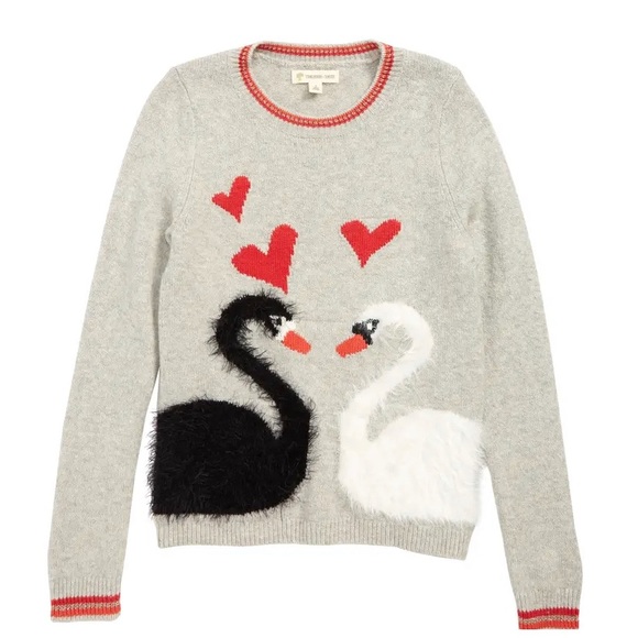 TUCKER and TATE (Nordstrom) Girl’s swan sweater